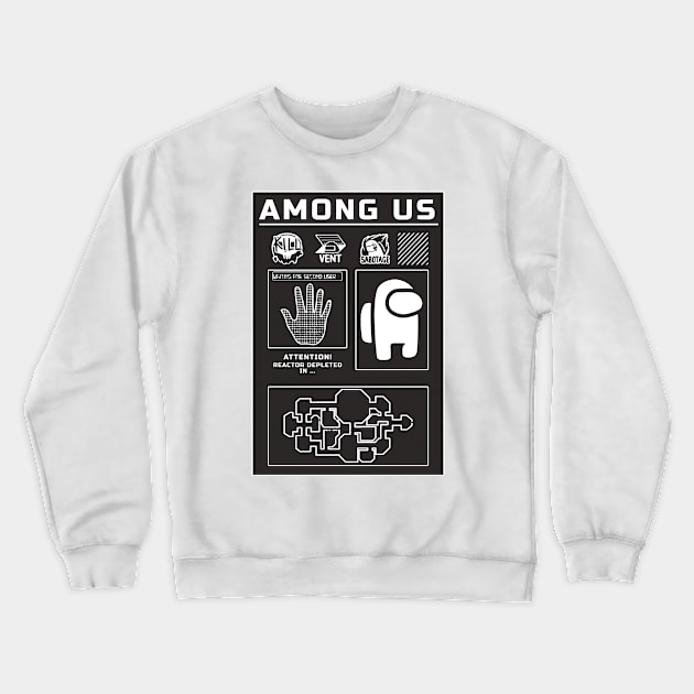 Among Us Crewneck Sweatshirt by Lolebomb